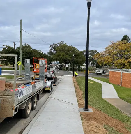 Dubbo Base Hospital New Light Pole
